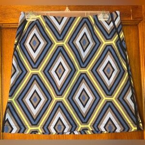 Golftini Geometric Pattern Golf Skort- New With Tags - 4L